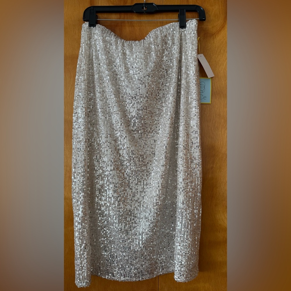 CECE SEQUIN SKIRT